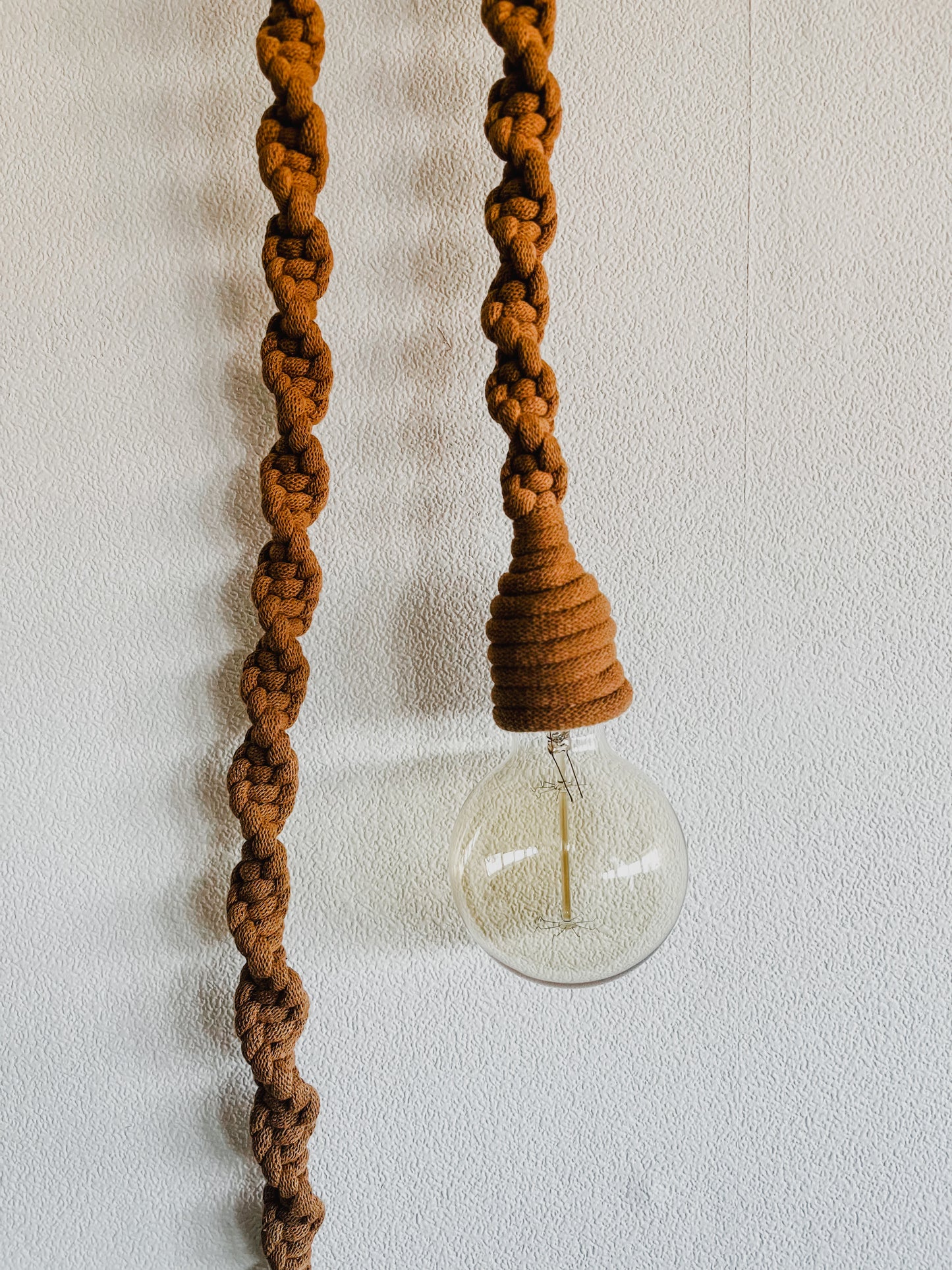 SWEET CARAMEL macrame rope light