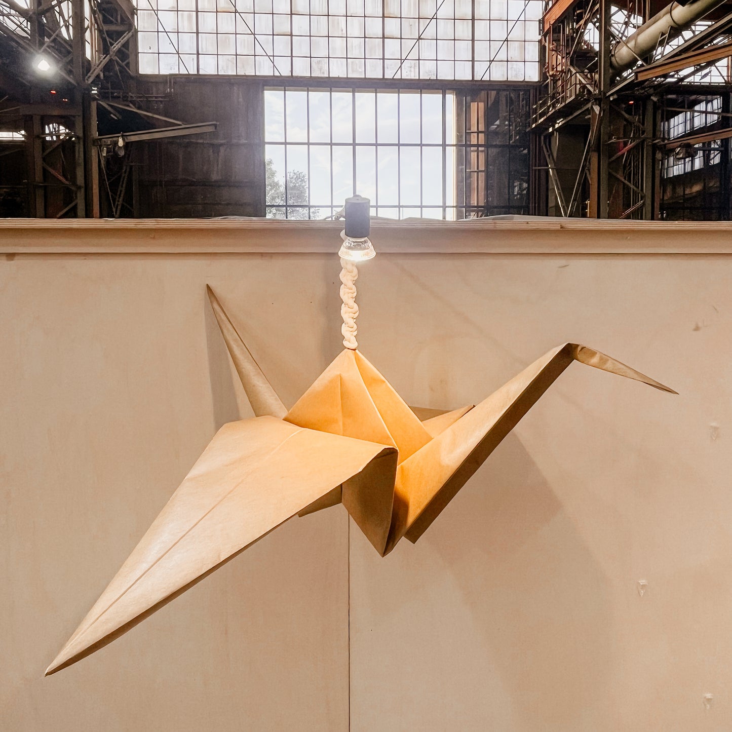 GIANT ORIGAMI PAPER CRANE